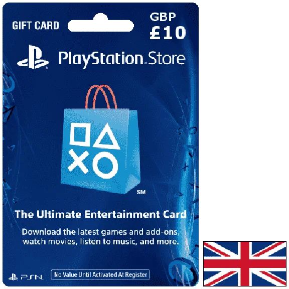 ⚡️ (PSN) Playstation Network 🔵 10£ (UK) 🔑 [0%Fee]