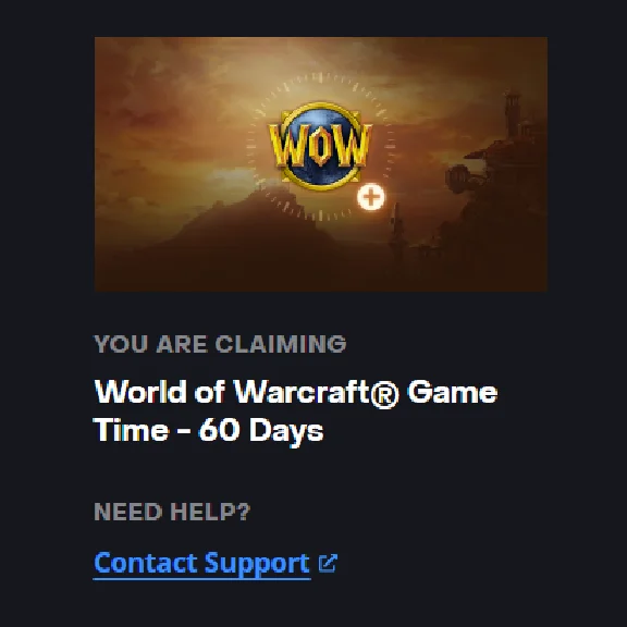 World of Warcraft 60 Days Subscription RU/EU