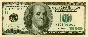 Scanned images of American dollars