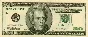 Scanned images of American dollars