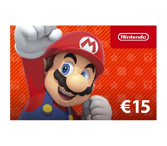 ⚡️ Карта Nintendo eShop 🔵 15€ (EU) 🔑 [0%Fee]