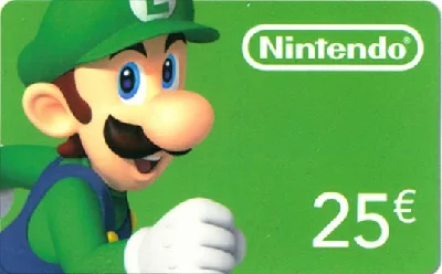 ⚡️ Карта Nintendo eShop 🔵 25€ (EU) 🔑 [0%Fee]