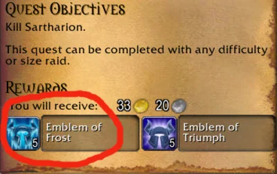 Emblem of Frost WoWCircle x100