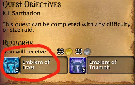 Emblem of Frost WoWCircle x100