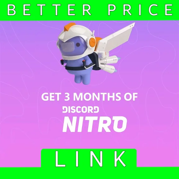 DISCORD NITRO 3 MONTHS✅
