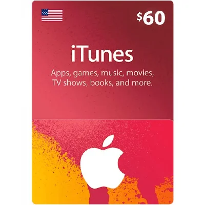 iTunes Gift Card $ 60 USA 🔥🔥🔥