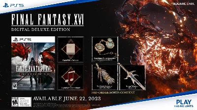 FINAL FANTASY XVI (16). Deluxe +All DLCs (PS5)🔥OFFLINE