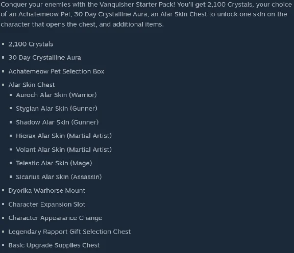 Lost Ark Vanquisher Starter Pack (Steam Key - DLC)