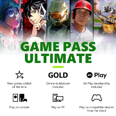 XBOX GAME PASS ULTIMATE PC 14 ДНЕЙ +1 2 3 5 9 12 МЕС🎁