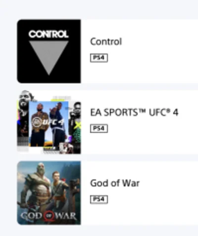 PSN ACCOUNT - God of War, Control, UFC4 - ПОЛНЫЙ ДОСТУП
