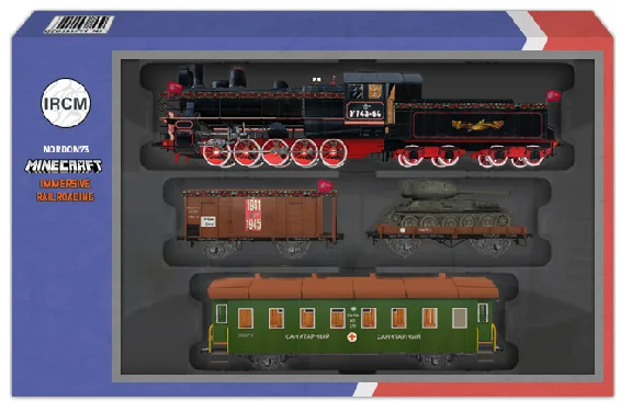 Victory train with wagons