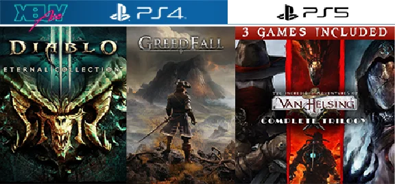 Van Helsing / DIABLO 3 / GreedFall | PS4 PS5 | rent