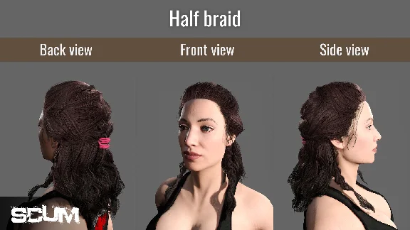 SCUM Female Hair Pack (Steam Gift Россия) 🔥