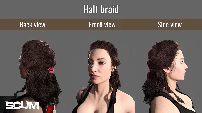 SCUM Hair Deluxe 1 DLC⚡АВТОДОСТАВКА Steam Россия