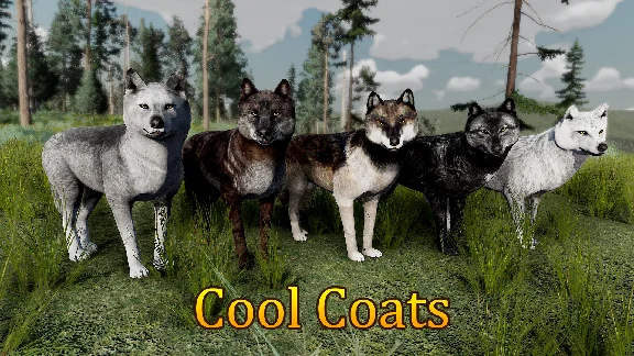 WolfQuest: Anniversary - Yellowstone Wolf Coat Pack