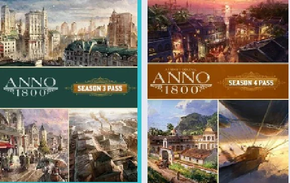 ❤️UPLAY|STEAM❤️Anno 1800 SEASON PASS 1-4❤️RUS❤️