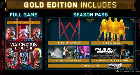 *️⃣[Uplay]*️⃣Watch Dogs: Legion выбор издания*️⃣RUS*️⃣