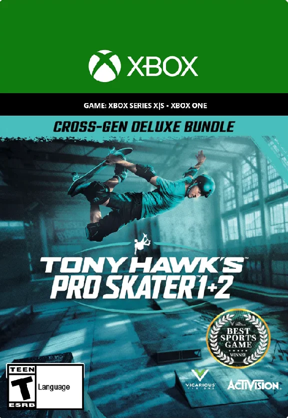 TONY HAWK´S PRO SKATER 1+2 CROSS-GEN DELUXE✅XBOX KEY🔑