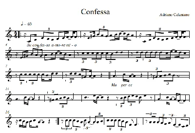 Adriano Celentano-Confessa (Amoll vocals)