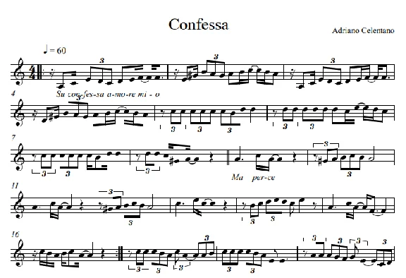 Adriano Celentano-Confessa (Amoll vocals)