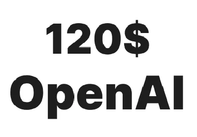 СhatGPT OpenAI 120$ Credits (API KEY)