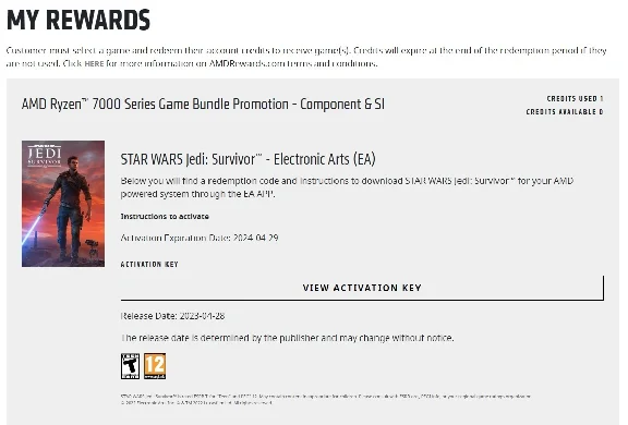 STAR WARS Jedi: Survivor Ryzen 7000 (Origin\Global) 🌎