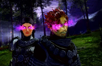 Guild Wars 2 🔑 Glowing Purple Mask