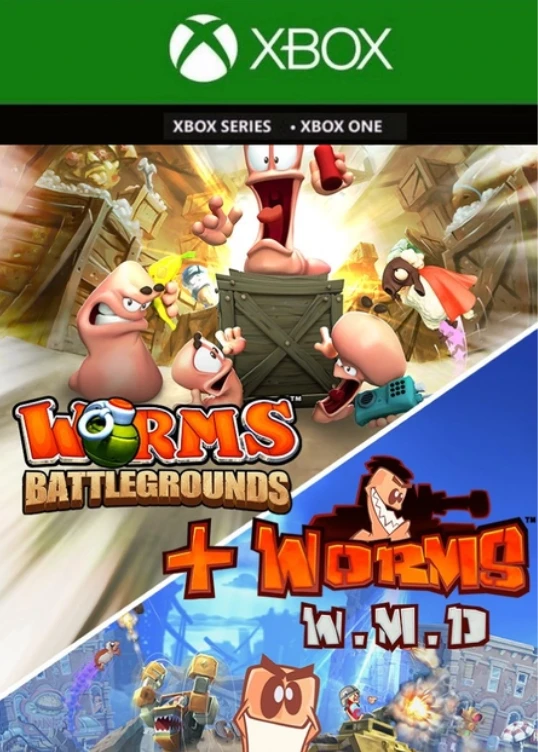 WORMS BATTLEGROUNDS + WORMS W.M.D ✅XBOX KEY🔑