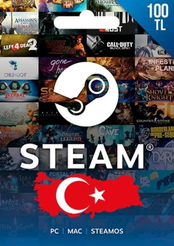 CODE STEAM TURKEY 20 50 100 200 300 500🔑 TL