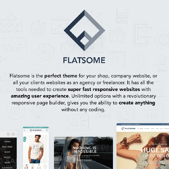Flatsome [3.18.2] - Russification of the theme 🔥💜