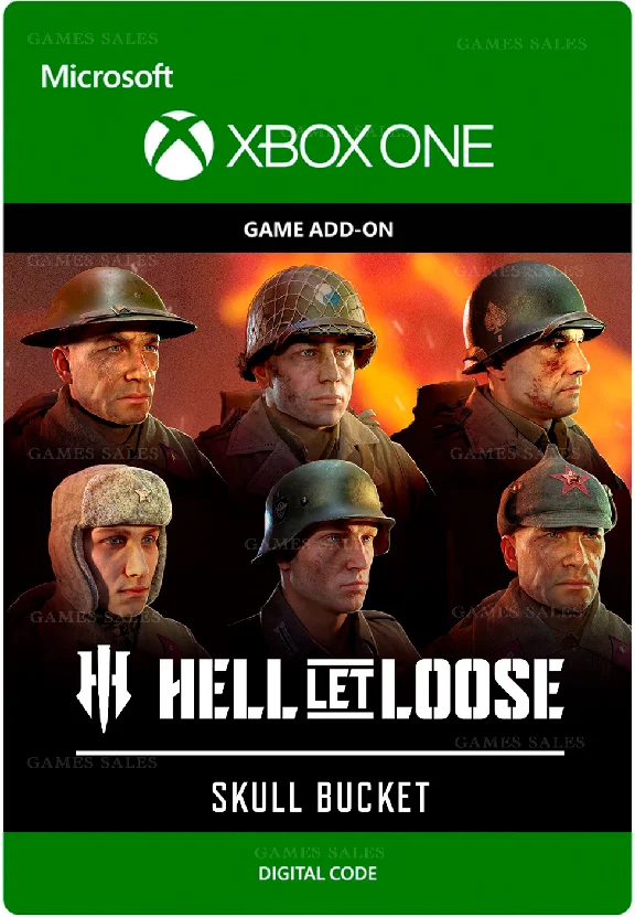 ✅❤️HELL LET LOOSE - SKULL BUCKET DLC❤️XBOX|XS🔑KEY✅