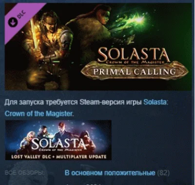 Solasta: Crown of the Magister - Primal Calling 💎STEAM