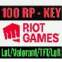 100 RIOT POINTS ✅ LoL/VALORANT/TFT/LOR ✅ GLOBAL 🔥