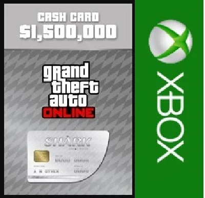 ☑️⭐GTA Online Great White Shark Cash Card Xbox⭐#