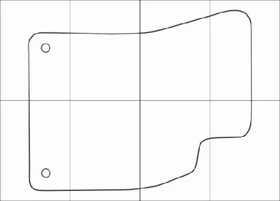 AUDI A4 2008--  Vector patterns for car mats