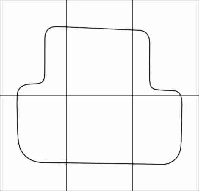 AUDI A4 2008--  Vector patterns for car mats