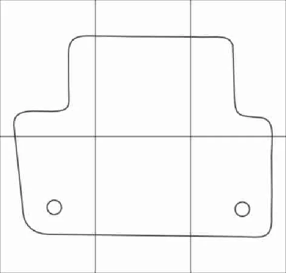 AUDI A4 2015  Vector patterns for car mats