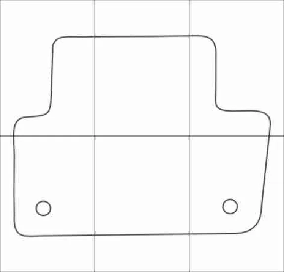 AUDI A4 2015  Vector patterns for car mats