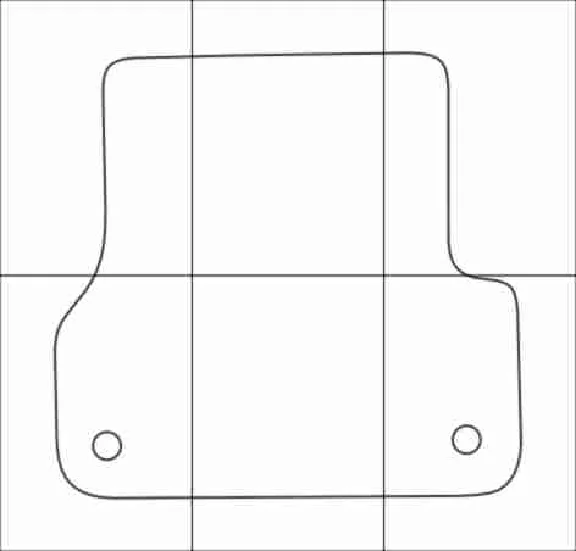 AUDI A6 2011--  Vector patterns for car mats