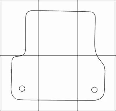 AUDI A6 2011--  Vector patterns for car mats