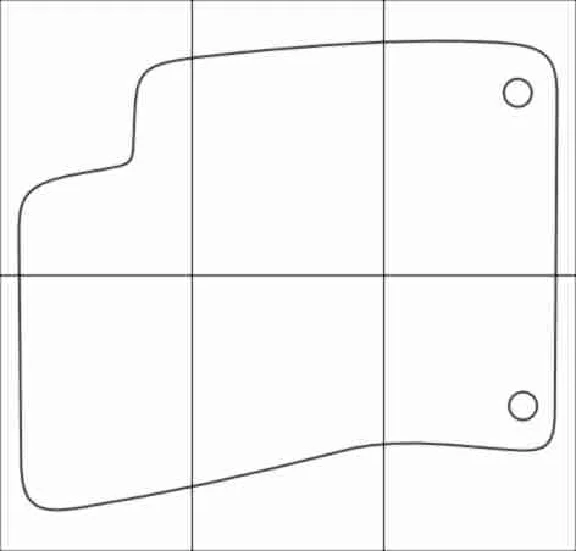 AUDI A8 2002-2010  Vector patterns for car mats