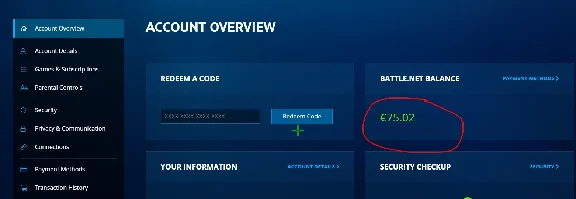 ⭐20 EU Battle.net Gift Card Blizzard (EU )✅Without fee