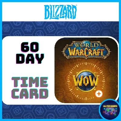 🔱 WOW Тайм Карта 60 Дней EU/RU 🛒Без комиссии