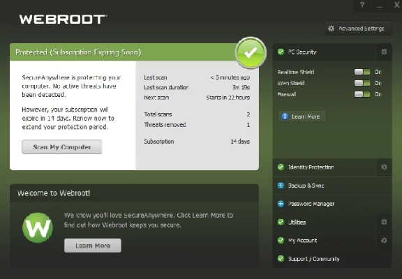 Webroot SecureAnywhere AntiVirus