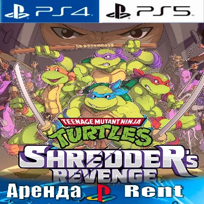 🎮Teenage Mutant Ninja Turtles (PS4/PS5/ENG) Rental 🔰