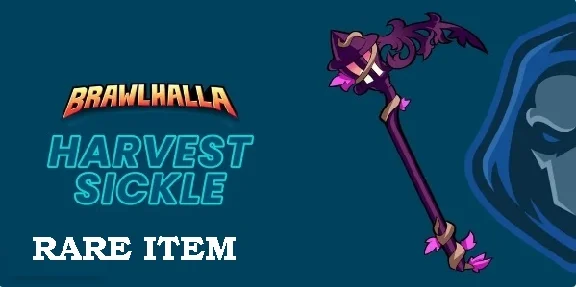✅🔑Brawlhalla: Harvest Sickle Scythe Weapon Skin Global