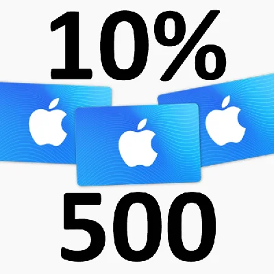 ✅Подарочная карта пополнения APPLE iTunes✅ 500 рублей✅