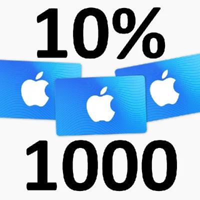 ✅Подарочная карта пополнения APPLE iTunes✅ 1000 рублей✅