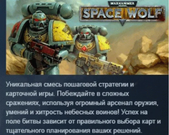 Warhammer 40,000: Space Wolf 💎 STEAM KEY REGION FREE