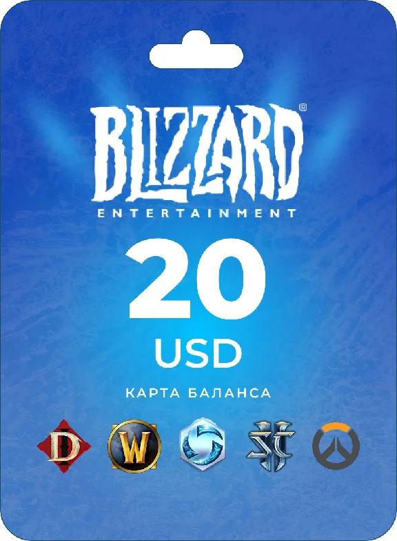 Blizzard Battle.net 20USD Gift Card | 🌎 USA-region